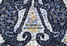 Une mosaïque à ciel ouvert – La maison bleue de Dives-sur-Mer La maison bleue