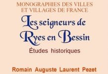 Les seigneurs de Ryes en Bessin Les seigneurs de Ryes en Bessin